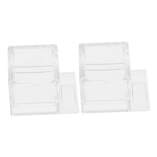 Yardwe 2 Stück Acryl Wasserspender für Haustiere Multifunktionale Futter und Trinkschalen für Reptilien und Kleine Tiere Praktische Fütterungszubehör für Optimalen Komfort und Hydration von Yardwe
