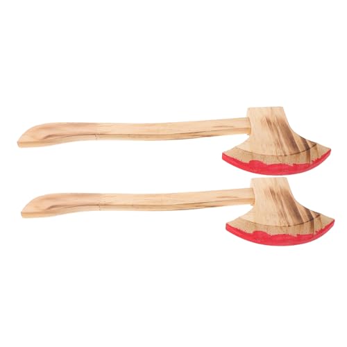 Yardwe 2 Stück Aus Holz Gefälschtes Beil Spielzeugaxt Halloween Gefälschte Axe -Requisite Realistisches Beil- - -Requisite Halloween Hölzern Yardwe 2 Stück Aus Holz Gefälschtes Beil Spielzeugaxt Halloween Gefälschte Axe -Requisite Realistisches Beil- - -Requisite Halloween Hölzern von Yardwe