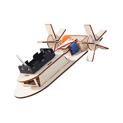 Yardwe 2 Stück Bildungsspielzeug Elektrisches Spielzeugboot Wissenschaftliches Experimentelles Wissenschaftliches Lernspielzeug Science Experiment Kit Holz Beige Yardwe 2 Stück Bildungsspielzeug Elektrisches Spielzeugboot Wissenschaftliches Experimentelles Wissenschaftliches Lernspielzeug Science Experiment Kit Holz Beige von Yardwe