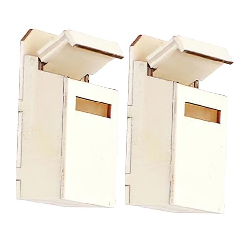 Yardwe 2 Stück Briefkastenspielzeug Aus Weißblech Einhorn-Figur Minifiguren Briefkastenstatuen Puppenhaus-bausatz Aus Holz Neuheitsbriefkästen Miniatur Hölzern Beige Yardwe 2 Stück Briefkastenspielzeug Aus Weißblech Einhorn-Figur Minifiguren Briefkastenstatuen Puppenhaus-bausatz Aus Holz Neuheitsbriefkästen Miniatur Hölzern Beige von Yardwe