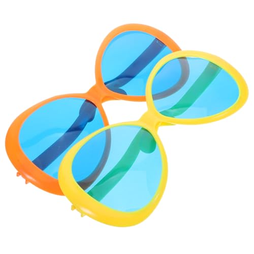 Yardwe 2 Stück Brillen Lustige Neuheitsbrillen Cosplay Partybrillen Neuheits Sonnenbrillen Neuheits Partybrillen Neuheits Lustige Brillen Große Sonnenbrillen Lustige Riesige von Yardwe