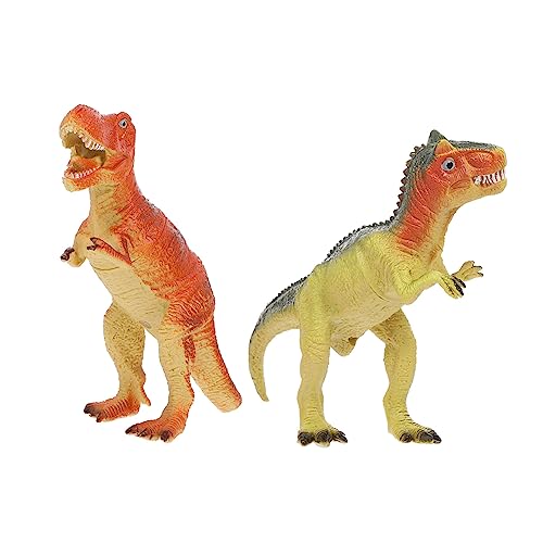Yardwe 2stücke Dinosaurier Spielzeug Für Junge Mädchen Lernspielzeug Mit Soundfunktion Weiche Und Sichere Materialien Dekoration Für Kinderzimmer Für Jungen Und Mädchen von Yardwe