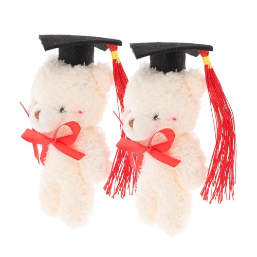 Yardwe 2 Stück Dr. Bärenpuppe Kuscheltier Stofftier Bär Graduierungsbär in Mütze Abschlussfeier Weicher Abschlussbär Mini-Abschluss-Stoffbären Plüsch Beige Yardwe 2 Stück Dr. Bärenpuppe Kuscheltier Stofftier Bär Graduierungsbär in Mütze Abschlussfeier Weicher Abschlussbär Mini-Abschluss-Stoffbären Plüsch Beige von Yardwe