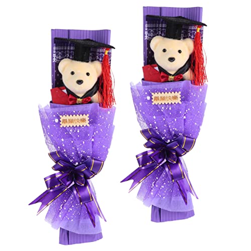 Yardwe 2 Stück Dr. Bärenstrauß gefüllte Abschlussbären Abschluss Stofftiere Grad abschlussgeschenk Abschlussfeier Dekoration Bärenstrauß Abschluss-Blumenstrauß- Plastik Yardwe 2 Stück Dr. Bärenstrauß gefüllte Abschlussbären Abschluss Stofftiere Grad abschlussgeschenk Abschlussfeier Dekoration Bärenstrauß Abschluss-Blumenstrauß- Plastik von Yardwe