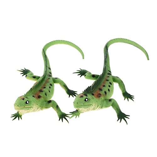 Yardwe 2 Stück Eidechsenmodell Gecko-Figur Eidechsenfigur Reptilienfigur Gefälschte Eidechsenfigur Verzierungen Green Umweltfreundlicher Kunststoff Yardwe 2 Stück Eidechsenmodell Gecko-Figur Eidechsenfigur Reptilienfigur Gefälschte Eidechsenfigur Verzierungen Green Umweltfreundlicher Kunststoff von Yardwe