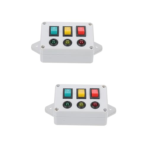 Yardwe 2 Stück Farbenfrohes Busy Board Lernspielzeug für Pädagogisches Farbzuordnungsspiel mit LED Leuchten Fördert Gehirnentwicklung Koordination und Motorische Fähigkeiten Sicher von Yardwe