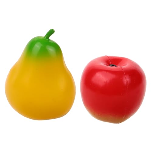 Yardwe 2 Stück Fruchtform Maracas Musikinstrument für Frühkindliche Bildung und Kreative Robust und Farbenfroh von Yardwe