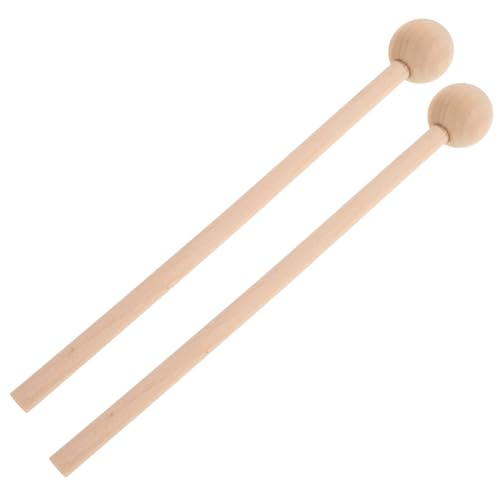 Yardwe 2 Stück Garnschlägel Schlägel für Glockenkits Schlagzeug Percussion Schlägel Drumsticks für Kleinkinder Mini-Gummihammer Xylophonschläger hölzern Beige Yardwe 2 Stück Garnschlägel Schlägel für Glockenkits Schlagzeug Percussion Schlägel Drumsticks für Kleinkinder Mini-Gummihammer Xylophonschläger hölzern Beige von Yardwe