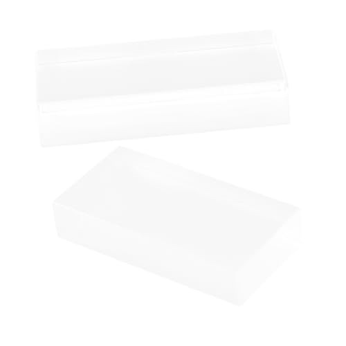 Yardwe 2 Stück Glasbaustein Prisma Klassenzimmer Konstruktionsprisma Prismenwürfel Werkzeuge Für Physikexperimente Sechseckiges Prisma CMY Glasprisma Für Lichter Transparent von Yardwe