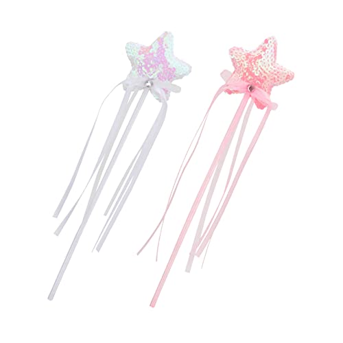 Yardwe 2 Stück Glitzernde Feenstäbe Sternform für Magische Party Requisiten Dekorative Feenstäbe für Bühnenaufführungen für Karneval und Kostümpartys Yardwe 2 Stück Glitzernde Feenstäbe Sternform für Magische Party Requisiten Dekorative Feenstäbe für Bühnenaufführungen für Karneval und Kostümpartys von Yardwe