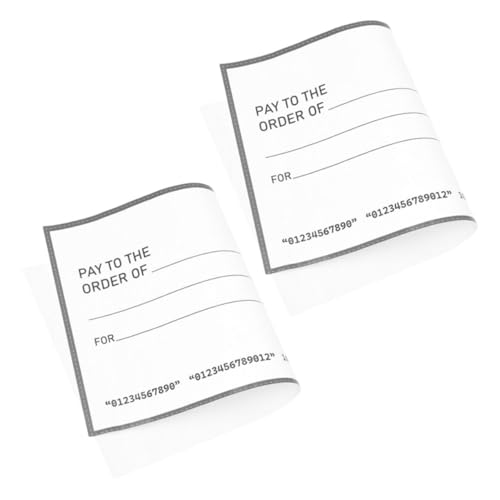 Yardwe 2 Stück Großer Wasserdichter Beschreibbarer Dry Erase Riesenscheck Abwischbar Vielseitig für Präsentationen Spendenaktionen Partys Witze und Events von Yardwe