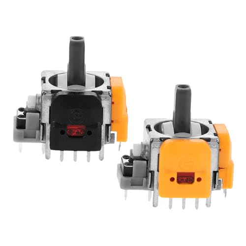 Yardwe 2 Stück Hall-Effekt-Joystick umschalten Hall-Effekt-Jostick analoge Uhr Schalter-Joystick-Ersatz-Hall-Effekt Austausch des Hall-Effekt-Joysticks Stick-Modul Metall von Yardwe