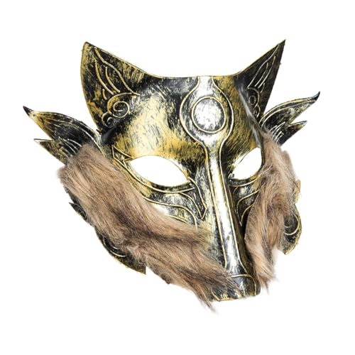 Yardwe 2 Stück Halloween Wolf Maske für Cosplay Gruselige Tiermaske für Halloween Partys und Foto Requisiten für Erwachsene Yardwe 2 Stück Halloween Wolf Maske für Cosplay Gruselige Tiermaske für Halloween Partys und Foto Requisiten für Erwachsene von Yardwe
