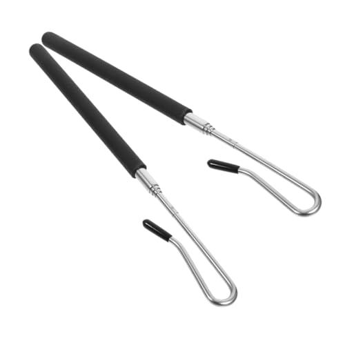 Yardwe 2 Stück Handpuppen-Joystick Handstangen Für Puppen Handsteuerstange Der Marionette Marionettengriffe Armsteuerstangen Marionetten-handsteuerknüppel Puppenstange Eisen Black von Yardwe