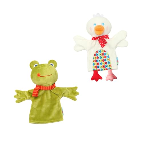 Yardwe 2 Stück Handpuppen aus Niedliche Tierdesigns für Interaktives Fördert Kreatives Rollenspiel und Eltern Junge Mädchen Interaktion für Kindergeburtstage und Gruppenspiele von Yardwe