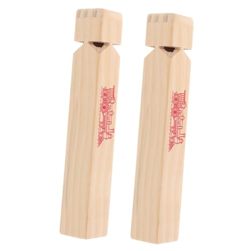 Yardwe 2 Stück Holzpfeife Holz Pfeife für Rollenspiel Kreatives Lernspielzeug für Partys und für Kleine Hände und Unvergessliche Yardwe 2 Stück Holzpfeife Holz Pfeife für Rollenspiel Kreatives Lernspielzeug für Partys und für Kleine Hände und Unvergessliche von Yardwe