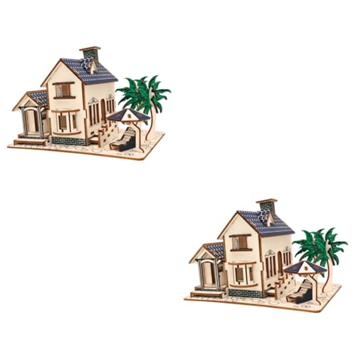 Yardwe 2 Stück Holzpuzzle Beach House Modell Bausatz Edukatives DIY Kinderspielzeug Fördert Kreativität Konzentration Feinmotorik Dekoratives Lernspielzeug für Kinderzimmer und Yardwe 2 Stück Holzpuzzle Beach House Modell Bausatz Edukatives DIY Kinderspielzeug Fördert Kreativität Konzentration Feinmotorik Dekoratives Lernspielzeug für Kinderzimmer und von Yardwe
