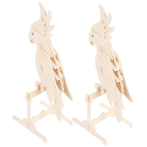 Yardwe 2 Stück Holzpuzzle Teiliges für DIY Tierpuzzle aus Holz Fördert Kreativität und Konzentration Lernspielzeug für Eltern und Handgefertigtes Tiermodell für Unvergessliche Yardwe 2 Stück Holzpuzzle Teiliges für DIY Tierpuzzle aus Holz Fördert Kreativität und Konzentration Lernspielzeug für Eltern und Handgefertigtes Tiermodell für Unvergessliche von Yardwe