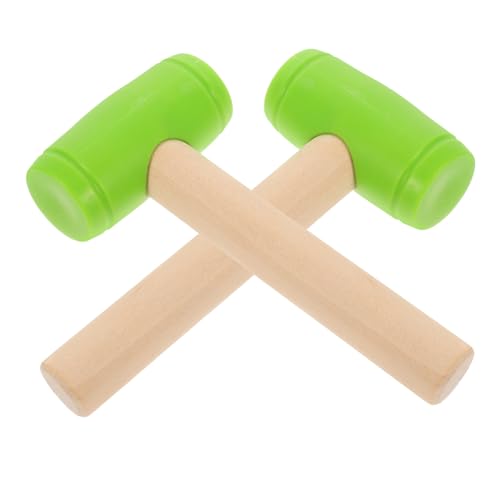 Yardwe 2 Stück Holzspielzeug Für Kleinkind Vorgeben Hammer Kleine Schlagspielzeuge Mallet- Hämmern Kinderspielzeug Babyspielzeug Green Hölzern Yardwe 2 Stück Holzspielzeug Für Kleinkind Vorgeben Hammer Kleine Schlagspielzeuge Mallet- Hämmern Kinderspielzeug Babyspielzeug Green Hölzern von Yardwe