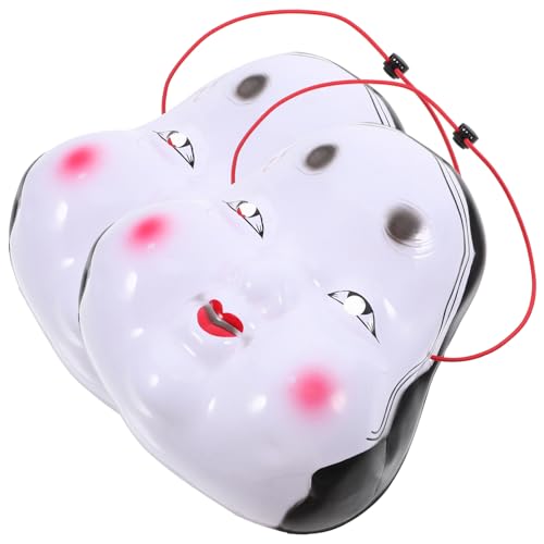 Yardwe 2 Stück Japanische Stil Cosplay Maske Gruselige und Lustige Ganzgesichts Masken für Halloween Karneval Kostümparty Verkleidung und Maskerade für Erwachsene Yardwe 2 Stück Japanische Stil Cosplay Maske Gruselige und Lustige Ganzgesichts Masken für Halloween Karneval Kostümparty Verkleidung und Maskerade für Erwachsene von Yardwe