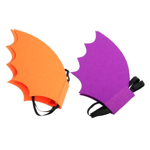 Yardwe 2 Stück Kinderkostüm Flügel Teilig Drachenstil Cosplay Accessoire Halloween Party Karneval Leichtes Stabiles Material Hautfreundlich für Jahre und Orange von Yardwe