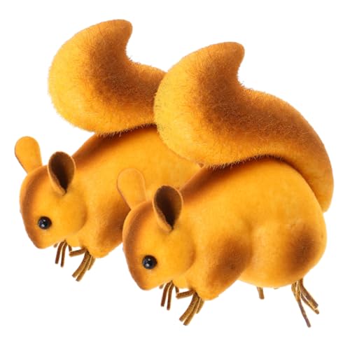 Yardwe 2 Stück Kleines Eichhörnchen Modell Realistisches Eichhörnchen Simulation Eichhörnchen Figurine Eichhörnchen Figuren Miniatur Eichhörnchen Mini Eichhörnchen Gefälschte Yardwe 2 Stück Kleines Eichhörnchen Modell Realistisches Eichhörnchen Simulation Eichhörnchen Figurine Eichhörnchen Figuren Miniatur Eichhörnchen Mini Eichhörnchen Gefälschte von Yardwe