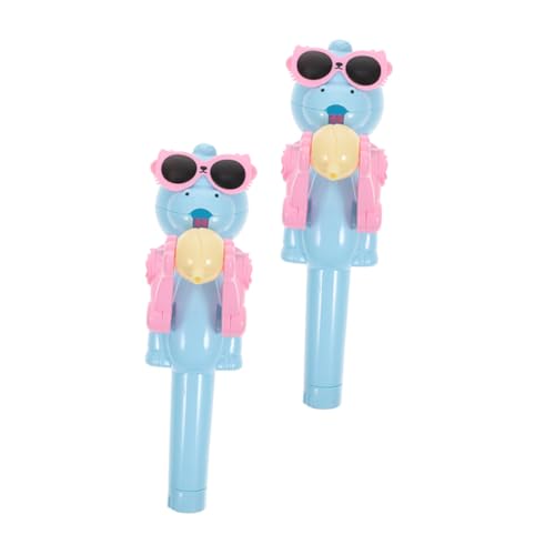 Yardwe 2 Stück Kreativer Lutscherhalter Roboter Dinosaurier Cartoon Design Tragbarer Lollipop Pop Up Halter Sicherer Langlebiger für Jungen Mädchen Blau Yardwe 2 Stück Kreativer Lutscherhalter Roboter Dinosaurier Cartoon Design Tragbarer Lollipop Pop Up Halter Sicherer Langlebiger für Jungen Mädchen Blau von Yardwe