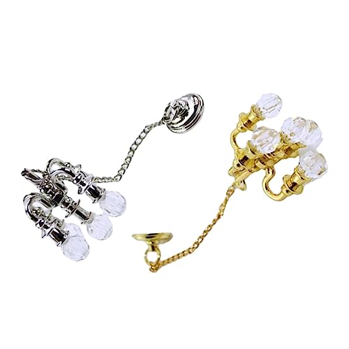 Yardwe 2 Stück Kronleuchtermodell die einweihungsparty für zinkleimverband weihnachen klein Artikel Wandleuchte goldene deko Lampen Anhänger Mini Hauslicht Zinklegierung Yardwe 2 Stück Kronleuchtermodell die einweihungsparty für zinkleimverband weihnachen klein Artikel Wandleuchte goldene deko Lampen Anhänger Mini Hauslicht Zinklegierung von Yardwe