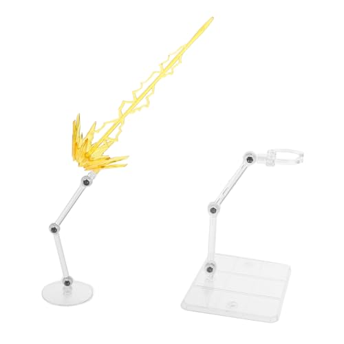 Yardwe 2 Stück Laserenergie-Ornamente Schaufensterpuppenständer Charaktermodell Actionfiguren-modellständer Figurenständerhalter Figur Display Halter Basis Plastik Yellow Yardwe 2 Stück Laserenergie-Ornamente Schaufensterpuppenständer Charaktermodell Actionfiguren-modellständer Figurenständerhalter Figur Display Halter Basis Plastik Yellow von Yardwe