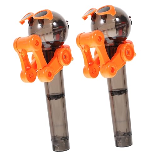Yardwe 2 Stück Lollipop-Roboter für kinderspielzeug Toys Children Toys Saugnapf Kleinkind süßigkeiten Lustiges Lutscherhalter- Cooles Plastikspielzeug Black Yardwe 2 Stück Lollipop-Roboter für kinderspielzeug Toys Children Toys Saugnapf Kleinkind süßigkeiten Lustiges Lutscherhalter- Cooles Plastikspielzeug Black von Yardwe