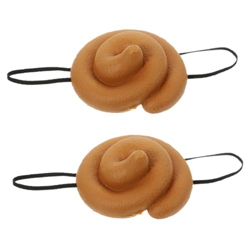 Yardwe 2 Stück Lustige Simulation Poop Form Hut Realistisches Prank Accessoire für Halloween Partys Cosplay und Wiederverwendbares Poop Headgear für Erwachsene Yardwe 2 Stück Lustige Simulation Poop Form Hut Realistisches Prank Accessoire für Halloween Partys Cosplay und Wiederverwendbares Poop Headgear für Erwachsene von Yardwe