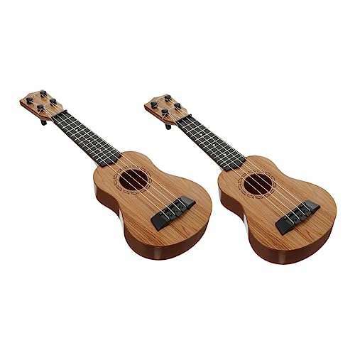 Yardwe 2 Stück Lustige Ukulelen für Pädagogisches Musikinstrument Spielzeuggitarre Musikalischer Fähigkeiten Strapazierfähiges Material für Kleine Musiker Yardwe 2 Stück Lustige Ukulelen für Pädagogisches Musikinstrument Spielzeuggitarre Musikalischer Fähigkeiten Strapazierfähiges Material für Kleine Musiker von Yardwe