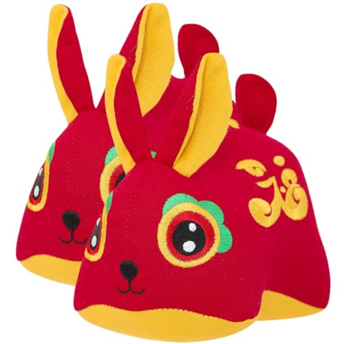 Yardwe 2 Stück Maskottchenpuppe Plüschhase Plüschkaninchenpuppe Hasenpuppe Plüschhase Maskottchenspielzeug Plüschhase Jahr des Kaninchens Puppen Tierpuppe Zartes Yardwe 2 Stück Maskottchenpuppe Plüschhase Plüschkaninchenpuppe Hasenpuppe Plüschhase Maskottchenspielzeug Plüschhase Jahr des Kaninchens Puppen Tierpuppe Zartes von Yardwe