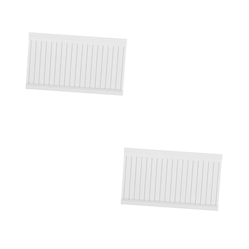 Yardwe 2 Stück Maßstab Wandverkleidung Innenbereich Filigrane Schutzwand Dekoration für Wohnzimmer Badezimmer Schlafzimmer Detailreiche Möbel Accessoires von Yardwe