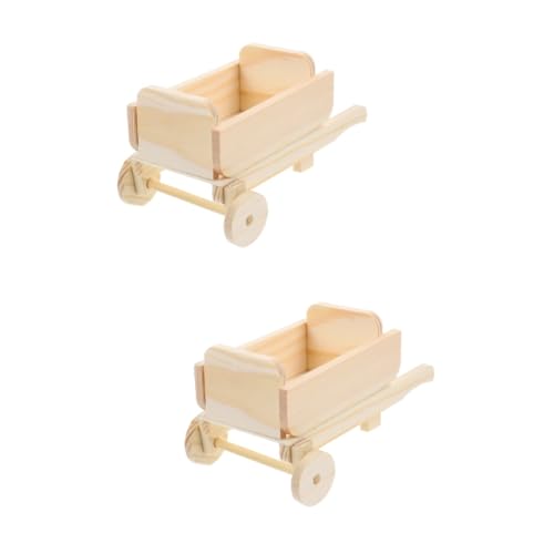 Yardwe 2 Stück Mini-Trolley-Modell Puppe Miniatur Dekoration Handwerk klein Mini Dollhouse Cart winziger unvollendeter Wagen Mini-Farmwagen-Modelle winziges Wagenmodell Mini -Wagen Holz Yardwe 2 Stück Mini-Trolley-Modell Puppe Miniatur Dekoration Handwerk klein Mini Dollhouse Cart winziger unvollendeter Wagen Mini-Farmwagen-Modelle winziges Wagenmodell Mini -Wagen Holz von Yardwe