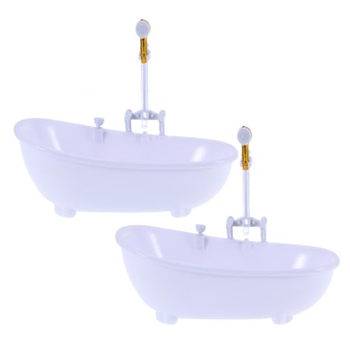 Yardwe 2 Stück Mini -Wasserstrahlbad fusswanne für Pool Puppenduscheimer Badewerkzeug Puppenschwimmbad Puppe elektrische Badewanne Puppenbadewanne Puppenduschbecken Weiß Yardwe 2 Stück Mini -Wasserstrahlbad fusswanne für Pool Puppenduscheimer Badewerkzeug Puppenschwimmbad Puppe elektrische Badewanne Puppenbadewanne Puppenduschbecken Weiß von Yardwe