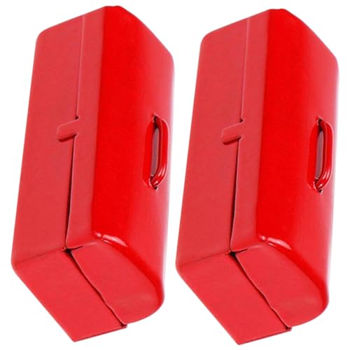 Yardwe 2 Stück Mini-blechdose Klein Miniatur Puppe Künstlich Drinnen Für Werkzeugkoffer Gefälschte Werkzeugkiste Eisen Rot Yardwe 2 Stück Mini-blechdose Klein Miniatur Puppe Künstlich Drinnen Für Werkzeugkoffer Gefälschte Werkzeugkiste Eisen Rot von Yardwe