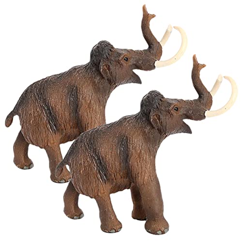 Yardwe 2 Stück -Modell für kinderspielzeug hühner Pädagogisches Plastikmodell Wildtiermodell Tierstatue Wildlife-Modell Mini-Tiermodell PVC von Yardwe