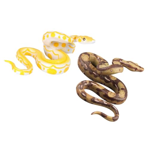 Yardwe 2 Stück Modellschlange Requisiten Oh Gefälscht Realistisch Stütze Simulation Streich Klein Für Schlangen Falsche Schlange Knifflige Requisite PVC Yardwe 2 Stück Modellschlange Requisiten Oh Gefälscht Realistisch Stütze Simulation Streich Klein Für Schlangen Falsche Schlange Knifflige Requisite PVC von Yardwe