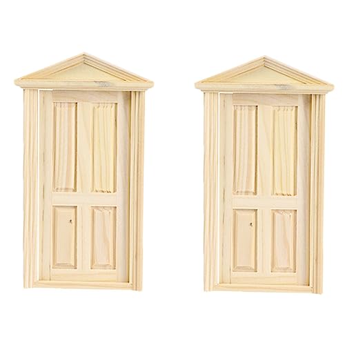 Yardwe 2 Stück Puppenhaus Kabine Simulation Tür Miniaturtürmodell Mini Haustür Puppenhaustür Miniaturmöbel Puppenmöbel Miniaturspielzeug Puppenstubenmöbel Mini-hausbedarf Minitür Holz Yardwe 2 Stück Puppenhaus Kabine Simulation Tür Miniaturtürmodell Mini Haustür Puppenhaustür Miniaturmöbel Puppenmöbel Miniaturspielzeug Puppenstubenmöbel Mini-hausbedarf Minitür Holz von Yardwe