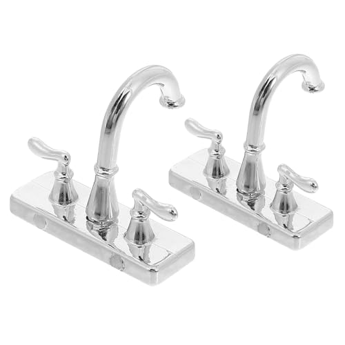 Yardwe 2 Stücke Miniatur Wasserhahn Spielzeug Zubehör Jungen Und Mädchen Und Erwachsene Spielen Küche Dekorationen Waschbecken Wasserhahn Für Puppenhaus Yardwe 2 Stücke Miniatur Wasserhahn Spielzeug Zubehör Jungen Und Mädchen Und Erwachsene Spielen Küche Dekorationen Waschbecken Wasserhahn Für Puppenhaus von Yardwe