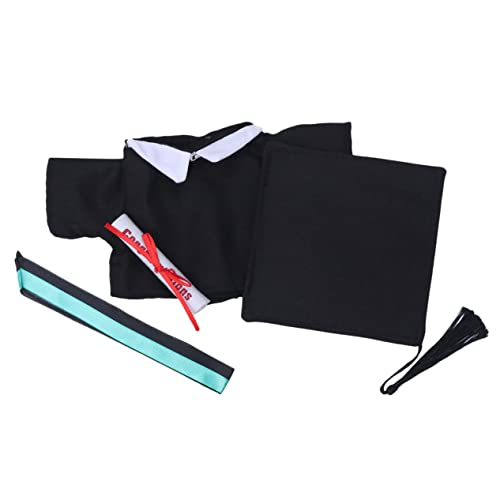 Yardwe 2 Stück Puppenkleidung für Puppen Abschlussrobe mit Doktorhut Outfit für Geburtstagsfeiern und Festlichkeiten Grün Yardwe 2 Stück Puppenkleidung für Puppen Abschlussrobe mit Doktorhut Outfit für Geburtstagsfeiern und Festlichkeiten Grün von Yardwe