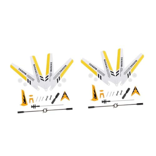 Yardwe 2 Stück Rc Hubschrauber Ersatzteile Set Gelb und Stabile Leistung Ersatz für Modellhubschrauber Zubehör Yardwe 2 Stück Rc Hubschrauber Ersatzteile Set Gelb und Stabile Leistung Ersatz für Modellhubschrauber Zubehör von Yardwe