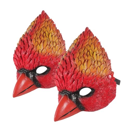 Yardwe 2 Stück Realistische Tier Cosplay Maske für Erwachsene für Halloween Karneval und Themenpartys Passform und Atmungsaktives Design von Yardwe