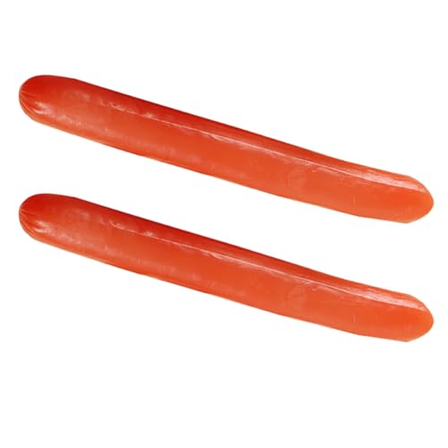 Yardwe 2 Stück Realistisches Kunstessen Hot Dog Wurst Modell Lebensmittelsimulation für Restaurantdekoration Küchenstaging und Partyevents Lebensmittelattrappe Yardwe 2 Stück Realistisches Kunstessen Hot Dog Wurst Modell Lebensmittelsimulation für Restaurantdekoration Küchenstaging und Partyevents Lebensmittelattrappe von Yardwe