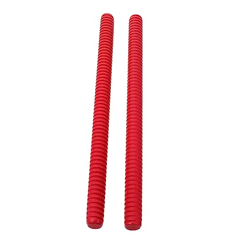 Yardwe 2 Stück Rhythmusstab Musikstöcke -Rhythmus-Sticks Schlaginstrumente Musical kinderinstrumente musikinstrumente Rhythmusstöcke für hölzerner Musikstock rot von Yardwe