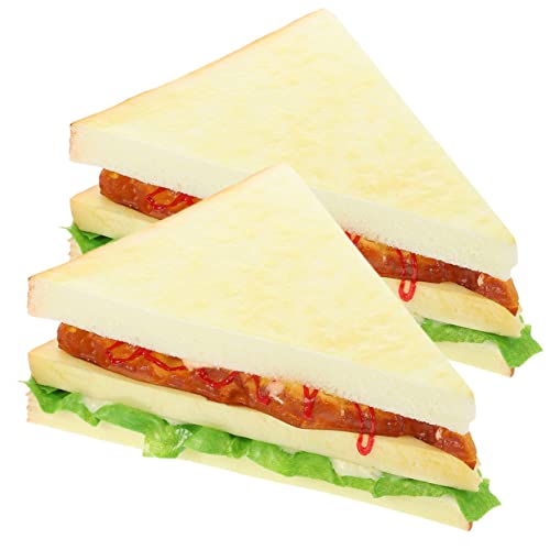 Yardwe 2 Stück Sandwich-Modell Prop -Sandwiches Gefälschtes Sandwich Sandwich-Food-Modell Gefälschte Sandwiches Kleines Künstliches Sandwich Imitat-Sandwich Pu Yardwe 2 Stück Sandwich-Modell Prop -Sandwiches Gefälschtes Sandwich Sandwich-Food-Modell Gefälschte Sandwiches Kleines Künstliches Sandwich Imitat-Sandwich Pu von Yardwe