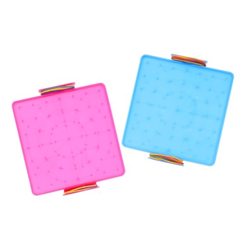 Yardwe 2 Stück Schüler Pinnwand Bunte Geoboards Für Schüler Stecktafel Für Geoboards Doppelte Manipulatoren Mathematikunterricht Kleine Bildungsmaterialien Aus Kunststoff von Yardwe