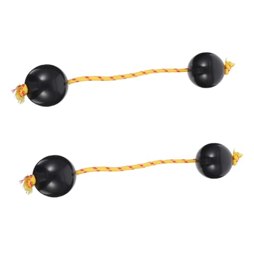 Yardwe 2 Stück Shaker Instrument Rhythmische Schlaginstrumente Bälle Schlaginstrument Kleine Musikinstrumente Für Babys Instrument Kletterseil Schwarz von Yardwe