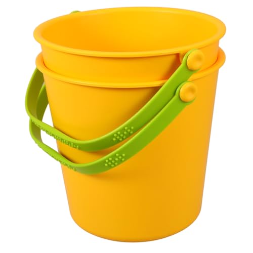 Yardwe 2 Stück Sie Sandspielzeug für Sandschaufeln Sandkastenspielzeug für wasserspielzeug für kinderwasserspielzeuge Kleiner Eimer Sandwanne Plastik Yellow Yardwe 2 Stück Sie Sandspielzeug für Sandschaufeln Sandkastenspielzeug für wasserspielzeug für kinderwasserspielzeuge Kleiner Eimer Sandwanne Plastik Yellow von Yardwe